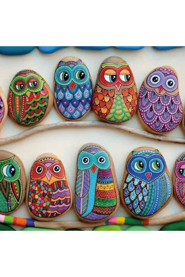 5307 Kumtoys Taş Boyama - Stone Painting / +6 Yaş
