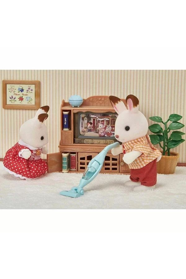 5445 Sylvanian Families Çamaşır Makinesi Ve Süpürge +3 Yaş Figür Dahil Değil