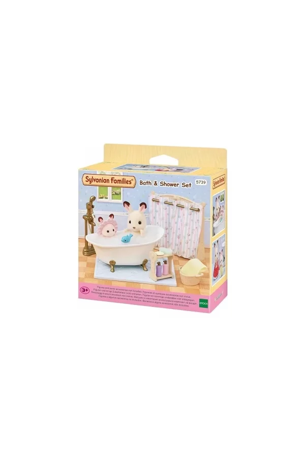 5739 Sylvanian Families Banyo Ve Duş Seti (figürler Dahil Değildir) +3 Yaş