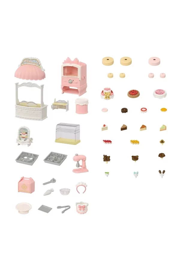 5807 Sylvanian Families Kasaba Pasta Dükkanı Oyun Seti +3 Yaş