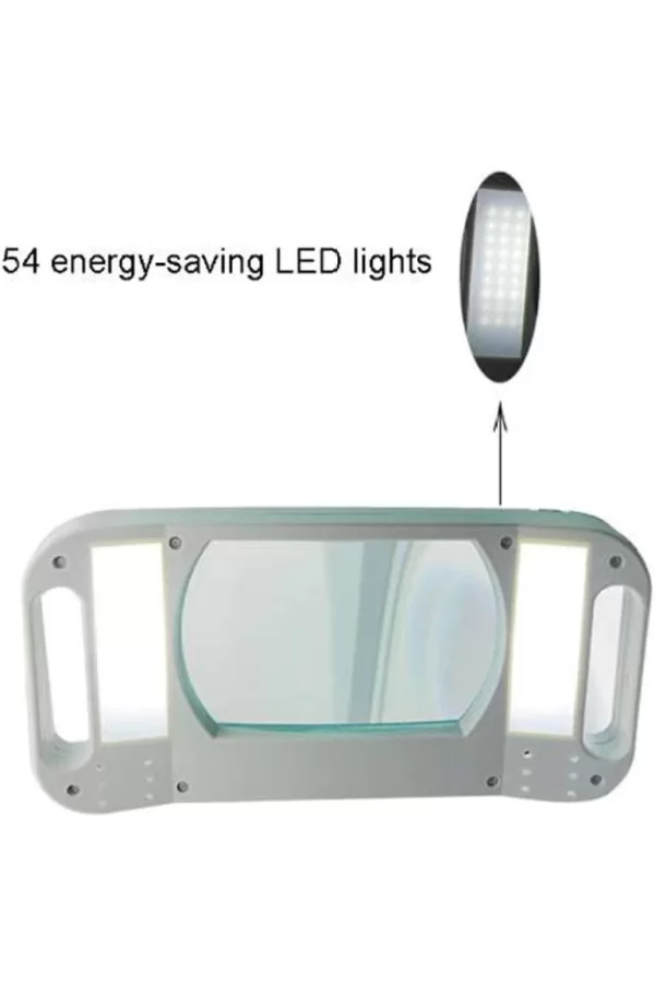 5x 10x Büyüteç  Led Işıklı Süper Parlak Enerji Tasarruflu  Masa Lambası Lt861