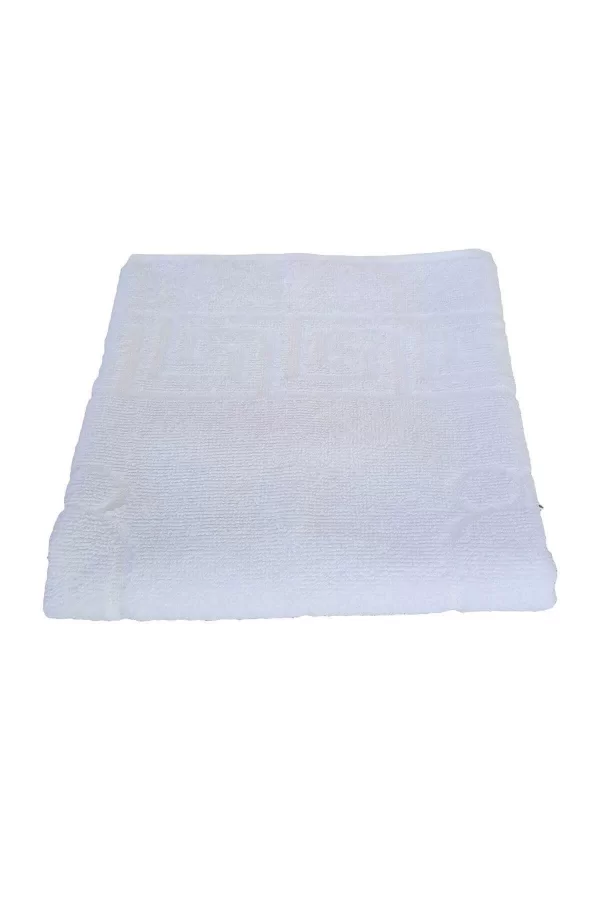 6 lı Ayak İzli Banyo Paspas Pamuklu Ayak Havlusu 50x70 Cm