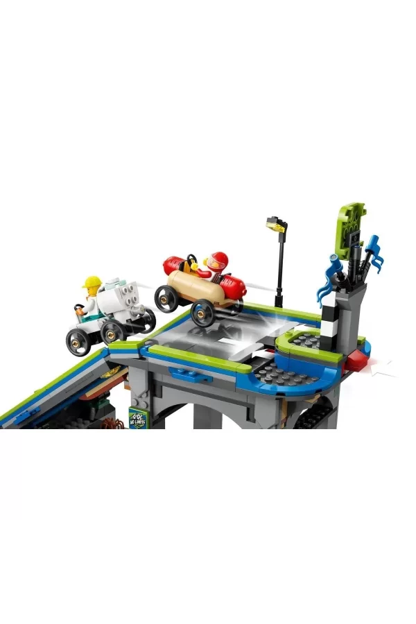 60460 Lego City Senin Kuralların: Yarış Arabası Rampa Parçası 436 Parça +6 Yaş