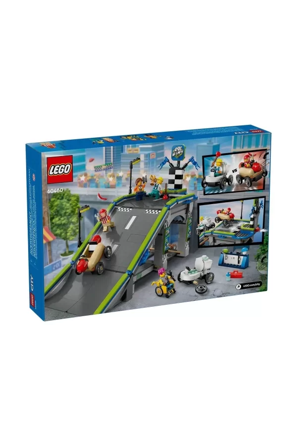 60460 Lego City Senin Kuralların: Yarış Arabası Rampa Parçası 436 Parça +6 Yaş
