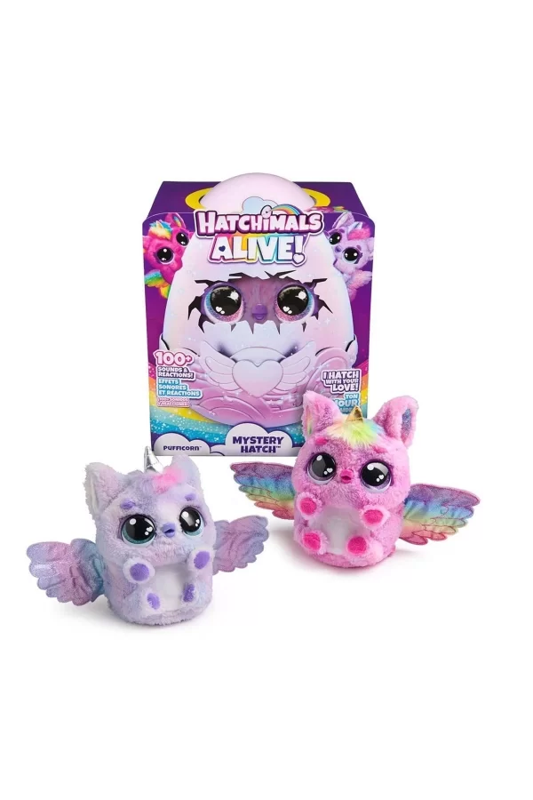6069132 Hatchimals Alive Secret Hatch Pufficorn