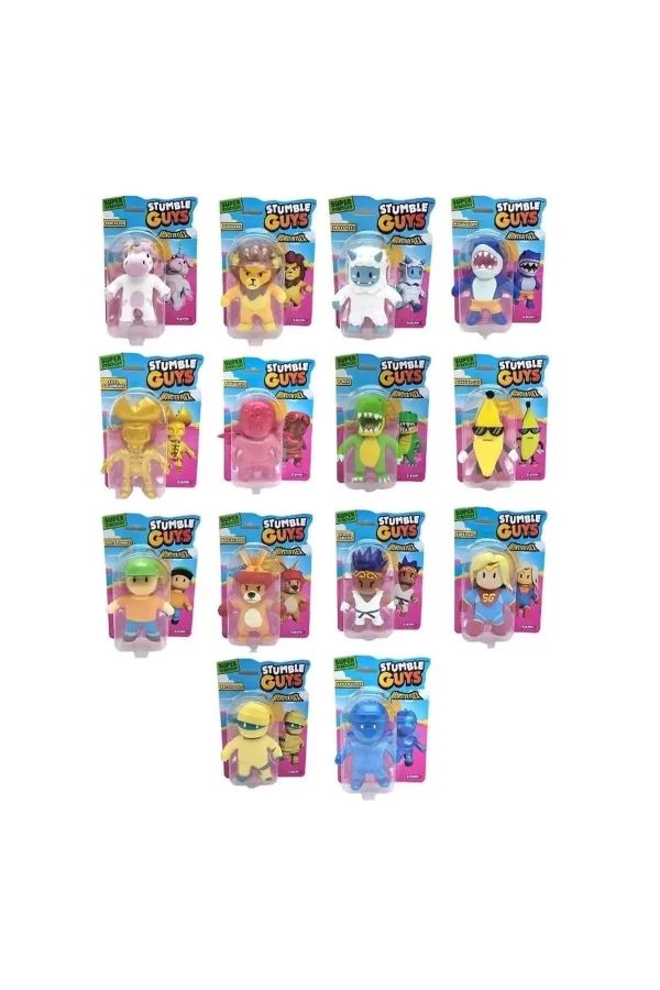 61196 Strech Monsterflex Süper Esnek S Stumble Guys 5 Cm -sunman