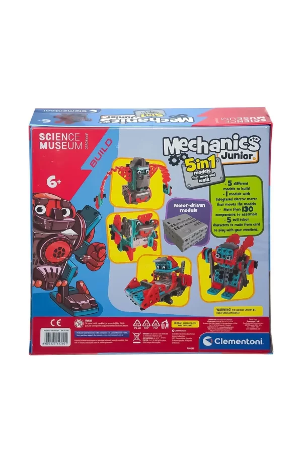 61360tr Mechanics Junior Hareketli Robotlar 5in1 +6 Yaş