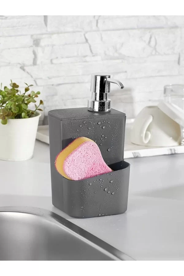 650 Ml 2&#39;si 1 Arada Akıllı Sabunluk Ve Süngerlik