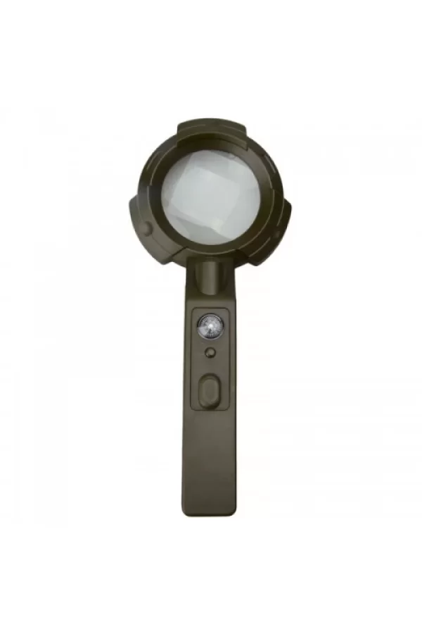 7 Led Aydınlatma,fener,pusula,4x Büyütme Okuma Büyüteç  Th600557
