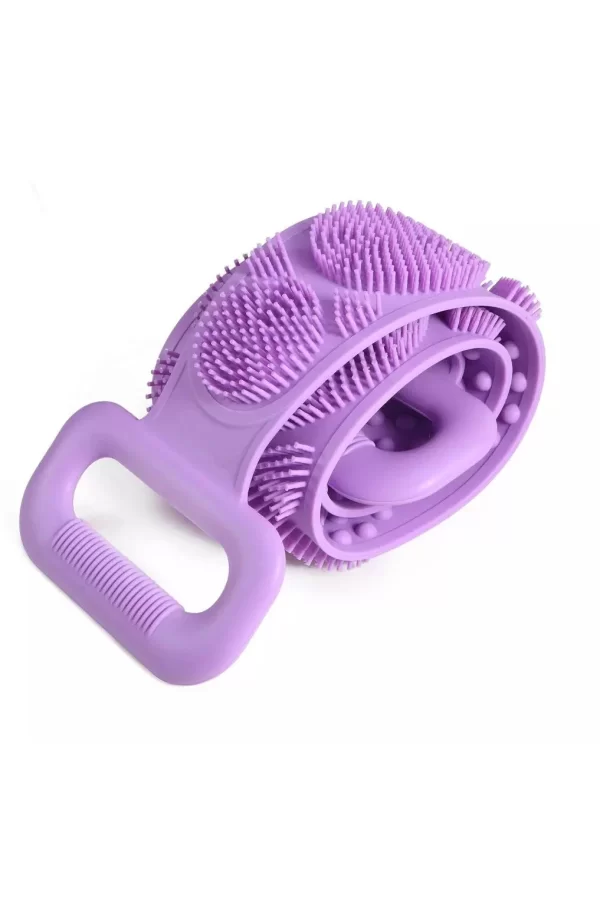 70 Cm Çift Taraflı Sırt Kesesi -silikon Duş Kesesi - Peeling Banyo Kesesi