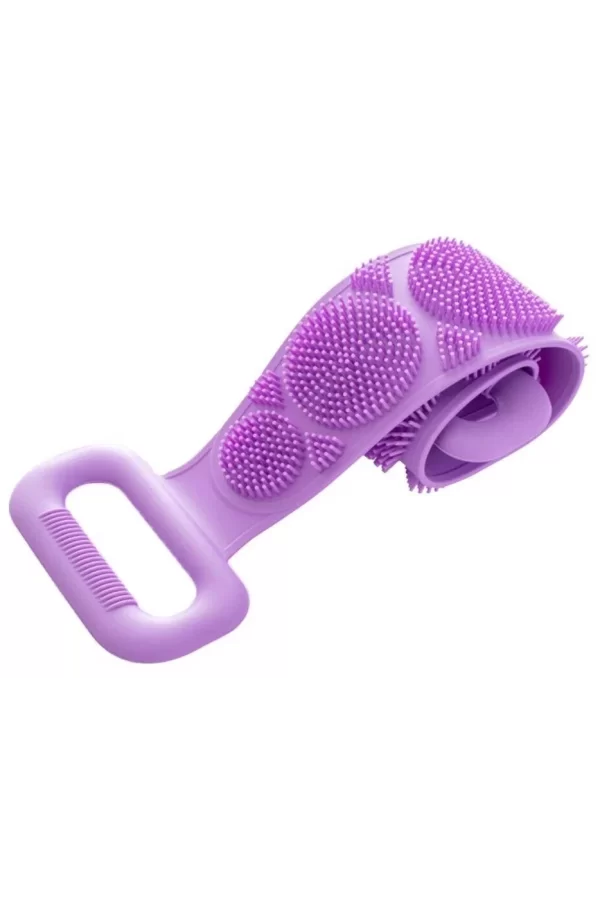 70 Cm Çift Taraflı Sırt Kesesi -silikon Duş Kesesi - Peeling Banyo Kesesi