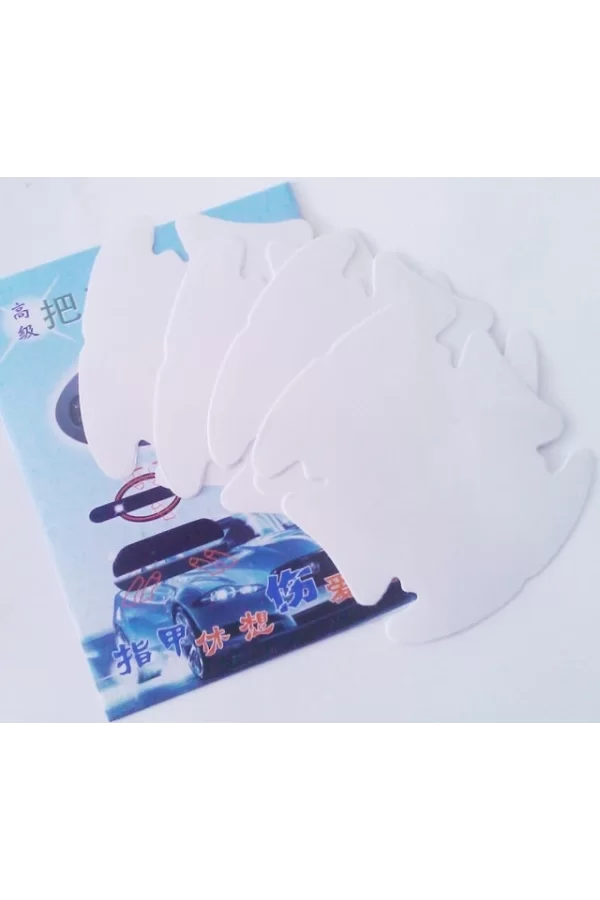 8 Adet Araba Kapı Kolu Koruyucu Çizilme Önleyici Şeffaf Sticker Film Koruma Seti