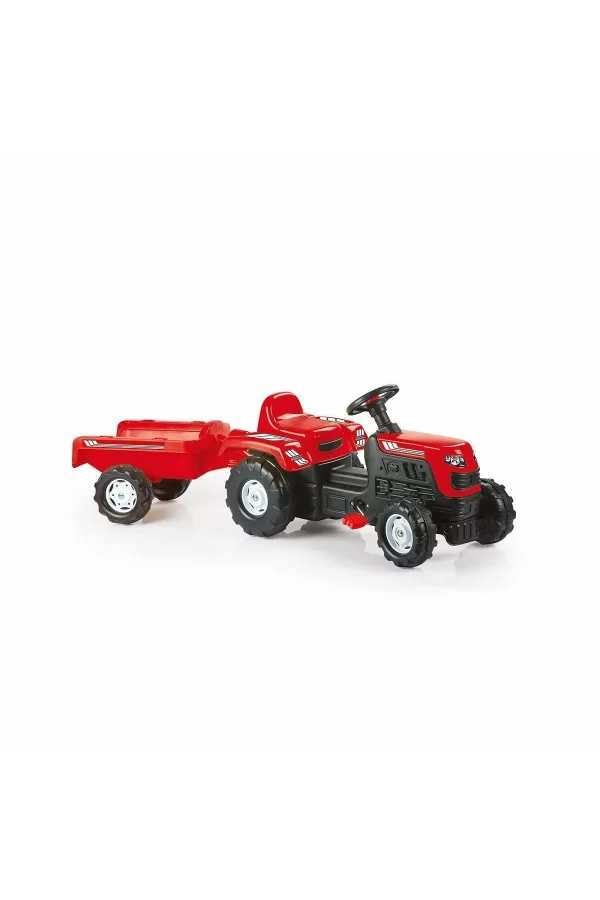 8146 Oyuncak Romorklu Traktor Kırmızı