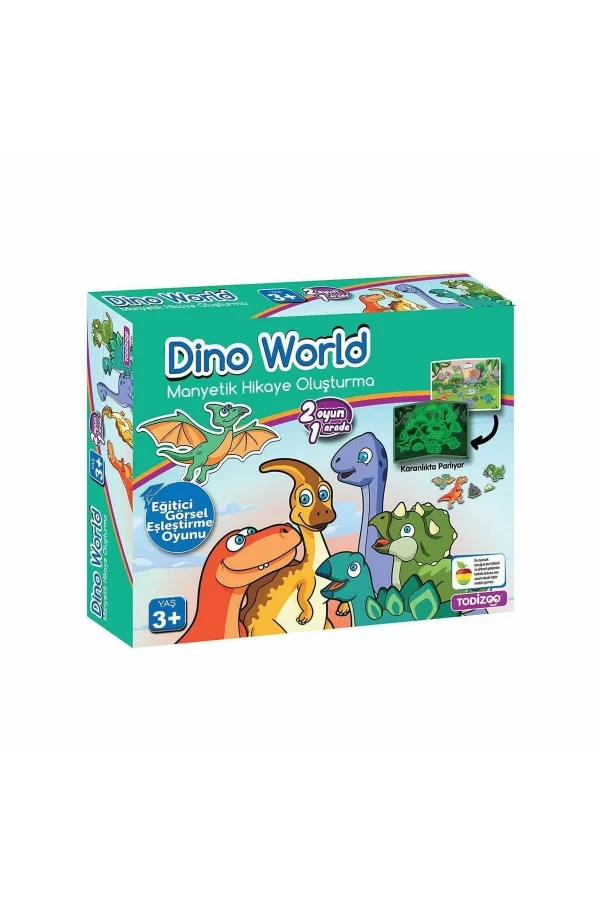 83915 Dıno World Manyetik Hikaye Oluşturma