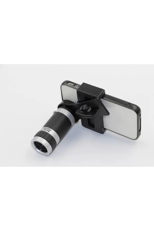 8x18 Zoom Teleskop Telefon Kamera Lensi Mini El Dürbünü