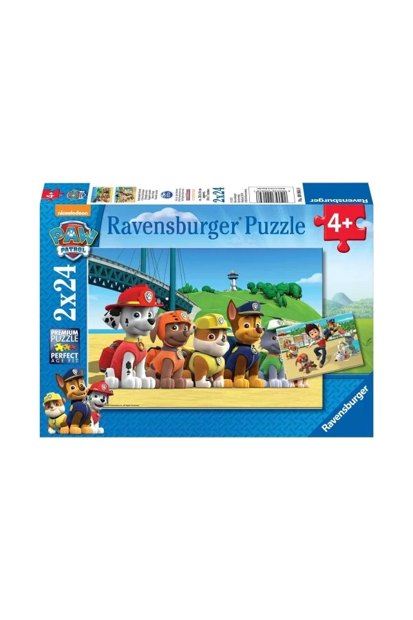 90648 Paw Patrol 2x24 Parça Ravensburger Puzzle