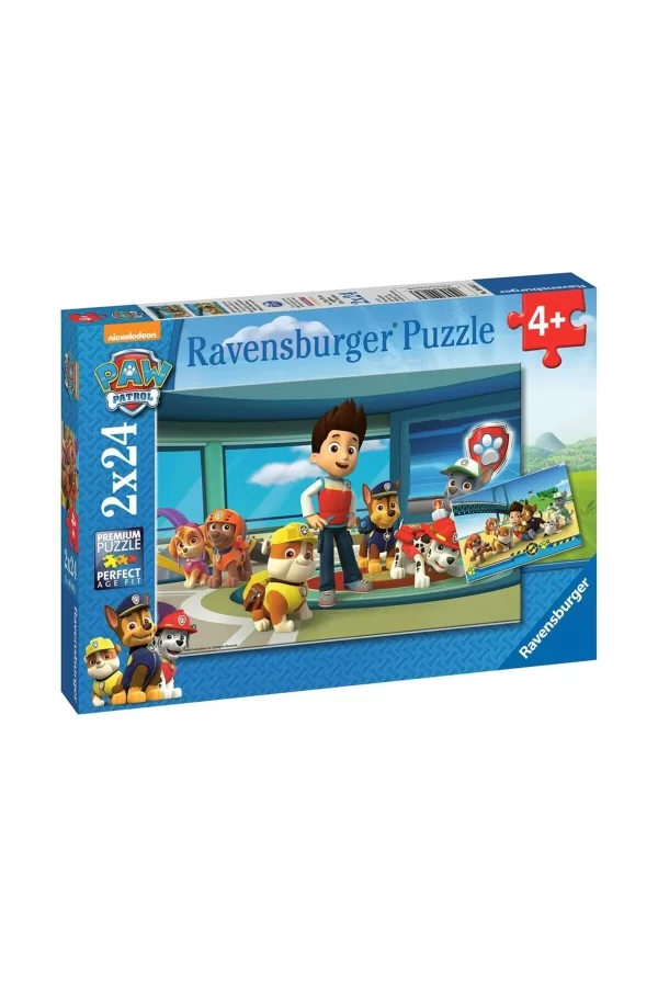 90853 Paw Patrol 2x24 Parça Ravensburger Puzzle