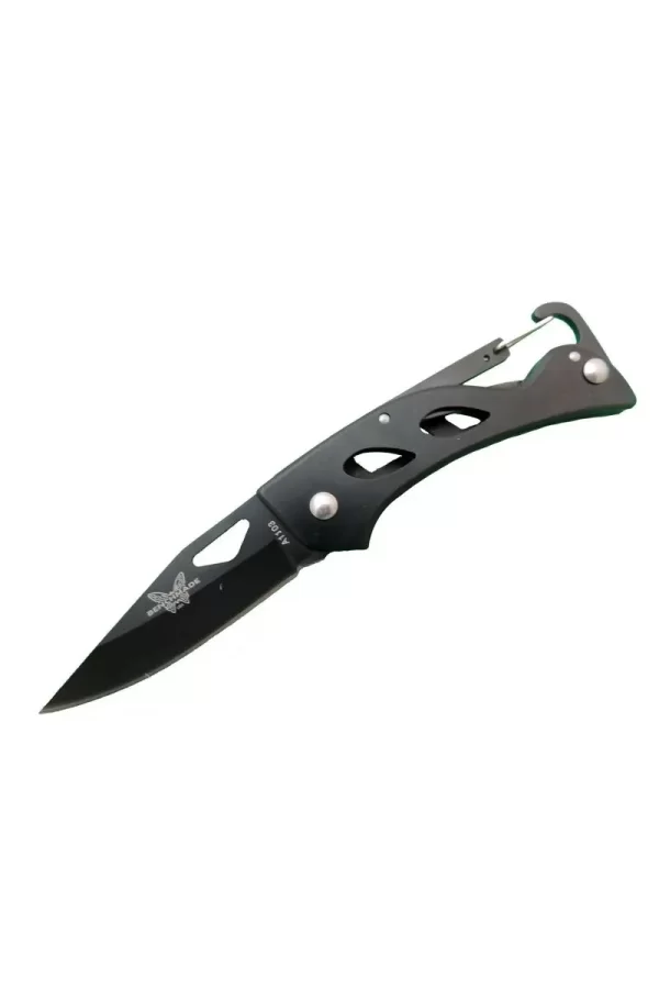 A1103b Siyah Kamp Çakı 15 Cm - Kancalı Metal Saplı