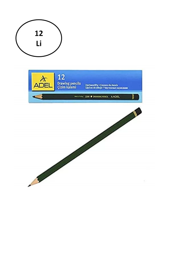 Adel 2200 Dereceli Kurşun Kalem 7B 12li