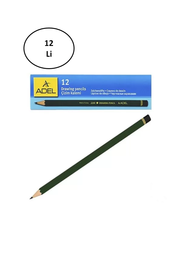 Adel Dereceli Kurşun Kalem 6B 12li