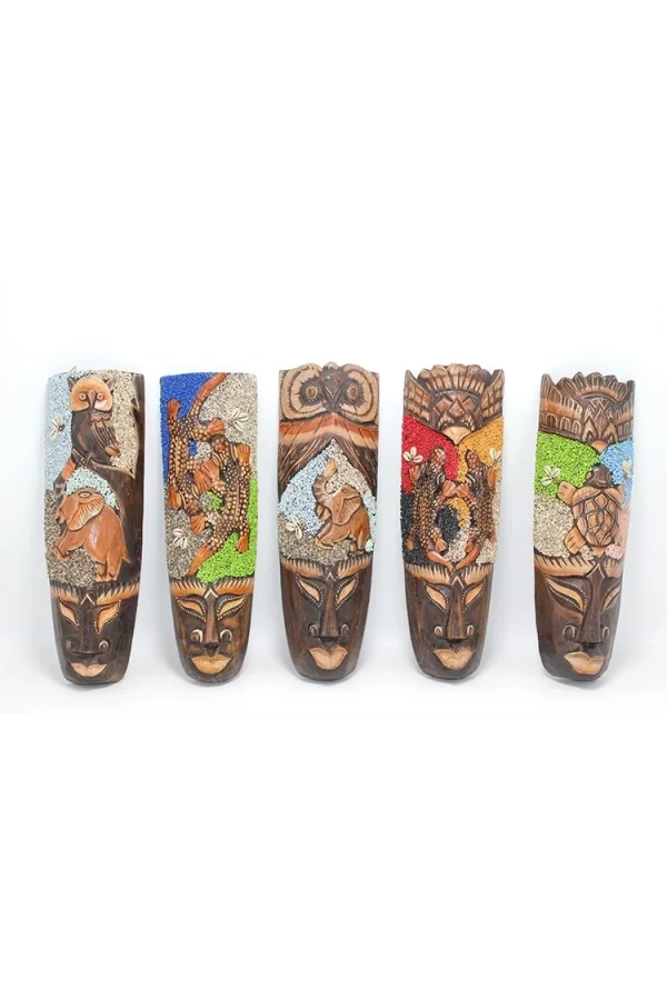 Ahşap Dua Asmalı Kumlu Mask 30 Cm 3galıleo-8