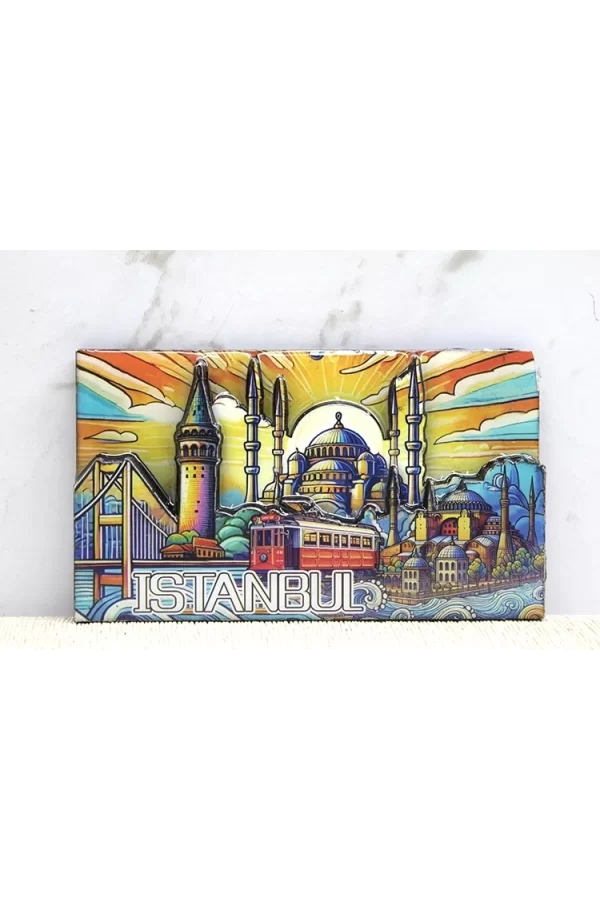 Ahşap İstanbul Temalı Magnet Alk4365