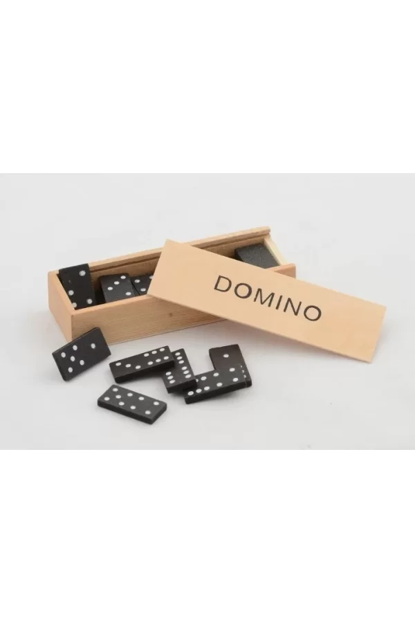 Ahşap Kutulu Domino Oyunu Alk4019