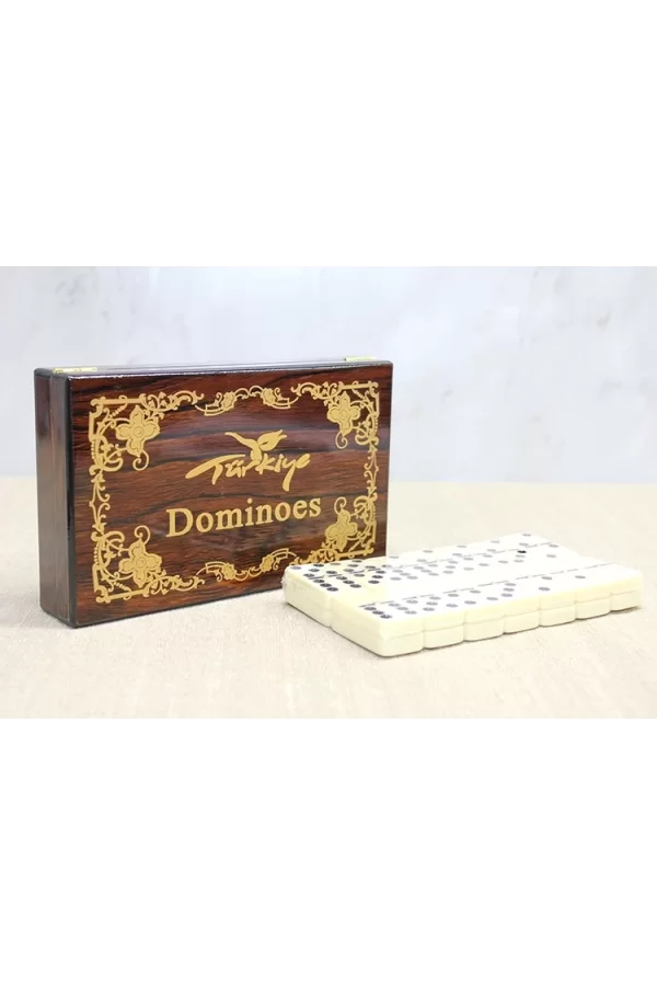 Ahşap Kutulu Domino Oyunu Alk4220