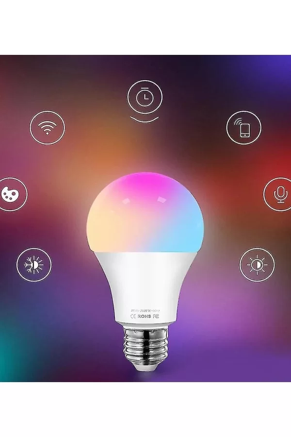 Akıllı Rgb Led Lamba Ampul 9w 50hz 800 Lümen