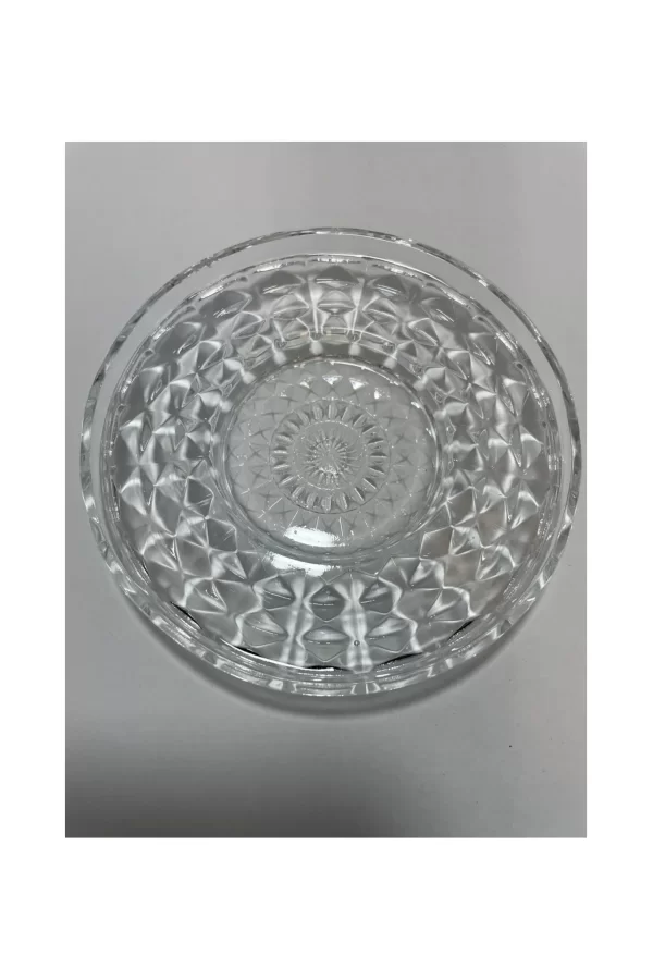 Alin Adela 6lı Cam Çay Tabağı Çay Tabak Altlığı ROYALEKS-RYG8030