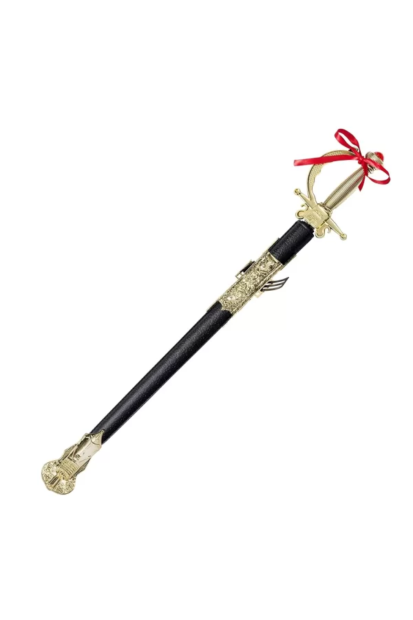 Altın Renk Kabzalı Oyuncak Şövalye Kılıcı – 68 cm
