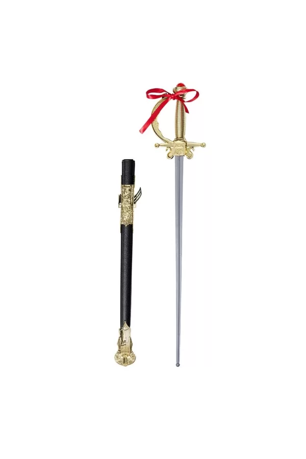 Altın Renk Kabzalı Zararsız Oyuncak Şövalye Kılıcı – 68 Cm (plastik)