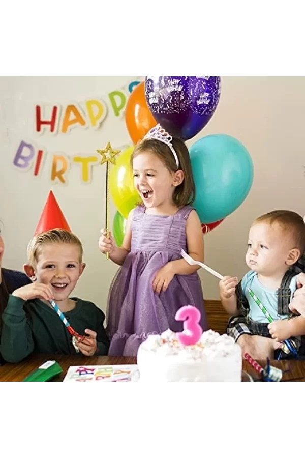 Altın Renk Yıldız Peri Asası Peri Değneği 34 Cm 1 Adet