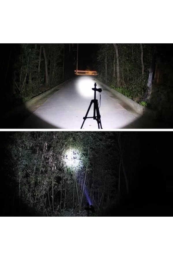 Alüminyum Şarjlı Zoomlu El Feneri F6055