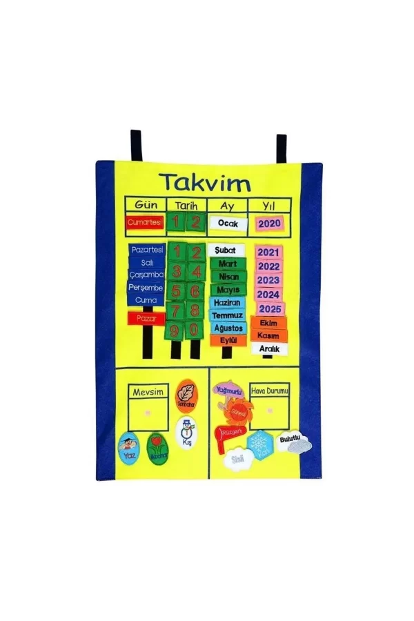 And-5121 Cırtlı Takvim Pano