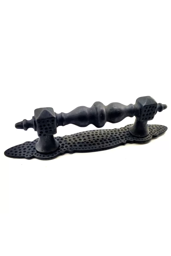 Antika Tarz Dekoratif Pirinç Ağır Kapı Çekme Kolu - Küçük, 215x40 Mm, Oksit