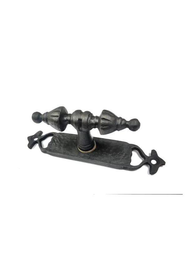 Antika Tarz Dekoratif Pirinç Burma Pencere Kolu - 152x32 Mm, Oksit
