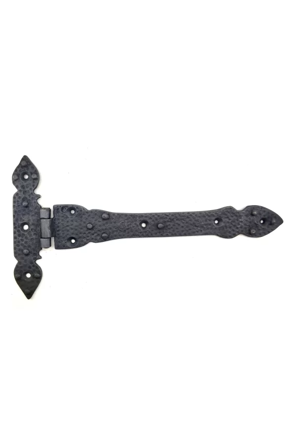 Antika Tarz Dekoratif Pirinç Kuyruklu Lale Menteşe - 147x193 Mm, Oksit