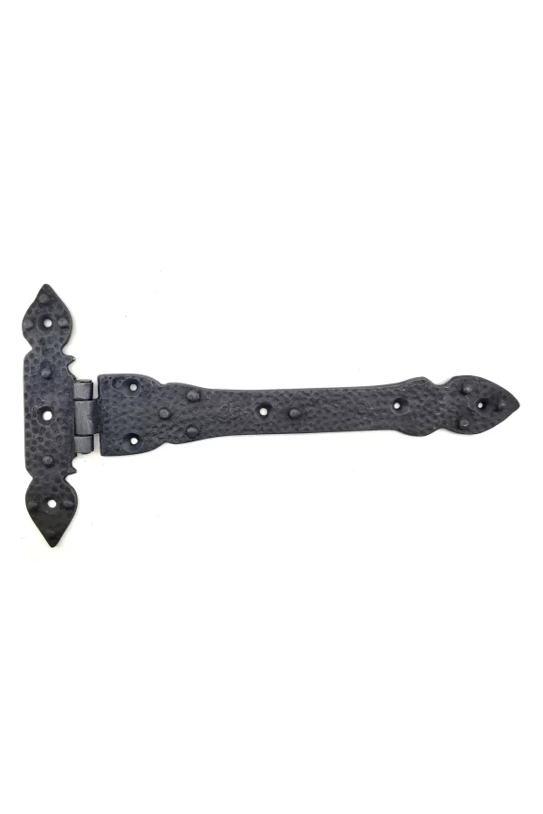 Antika Tarz Dekoratif Pirinç Kuyruklu Lale Menteşe - 147x193 Mm, Oksit
