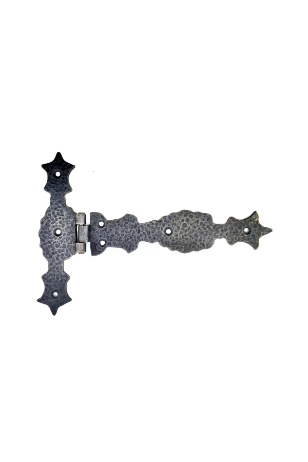 Antika Tarz Dekoratif Pirinç Kuyruklu Zambak Menteşe - 175x248 Mm, Oksit