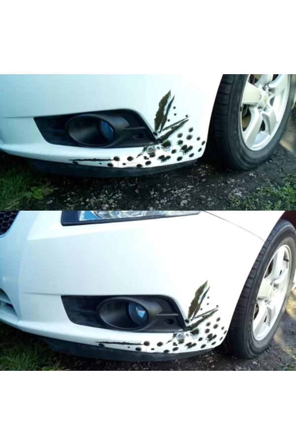 Araç Sticker Mermi Ve Oto Sticker Yara Şeklinde 3d