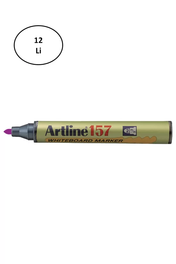 Artline 157 Tahta Kalemi Mor 12li
