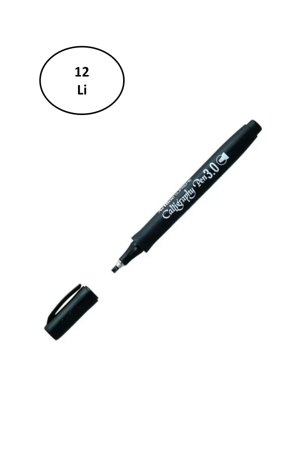 Artline Supreme Calligraphy Pen 3.0 Black 12li