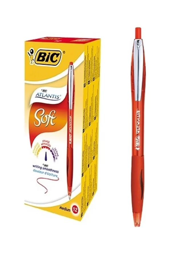 Atlantis Soft Easy Glide 1,0 Tükenmez Kalem 12Li