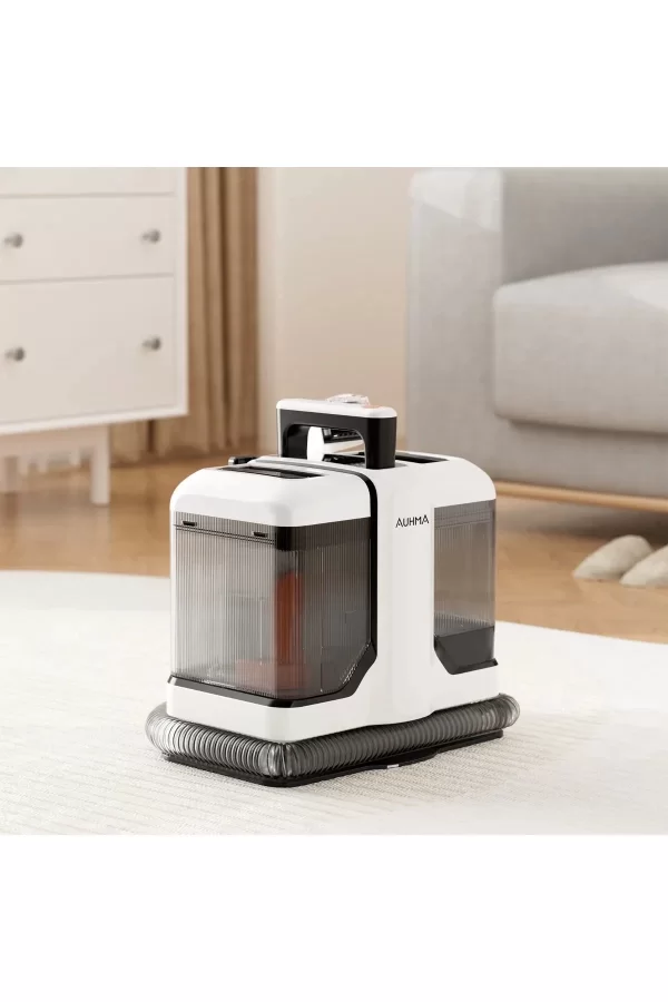 Auhma Koltuk Ve Halı Yıkama Makinesi 2 Başlıklı Leke Çıkarıcı 450 Watt Beyaz