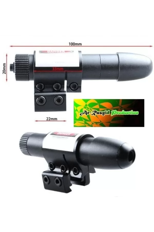 Avcılar İçin  Ayarlanabilir Taktik Kırmızı Lazer Sight