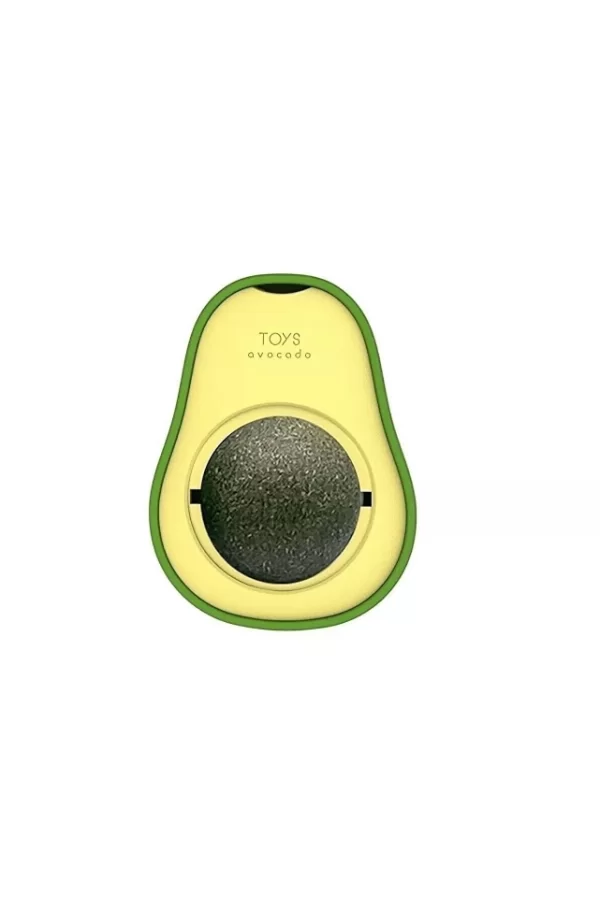 Avokado Şeklinde Catnipli Doğal Kedi Yalama Topu 6 Cm