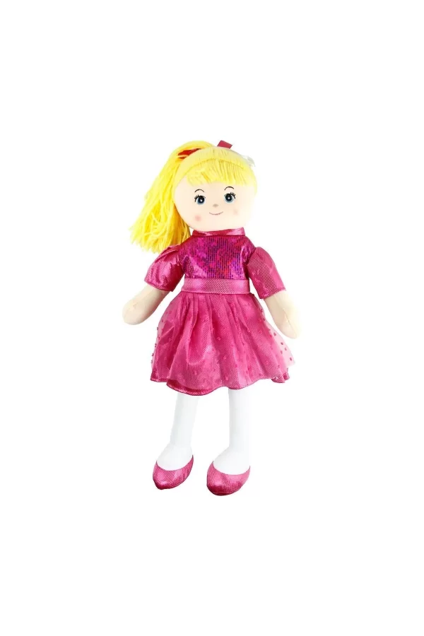 Ay950c Parlak Elbiseli Bez Bebek 50 Cm -vardem