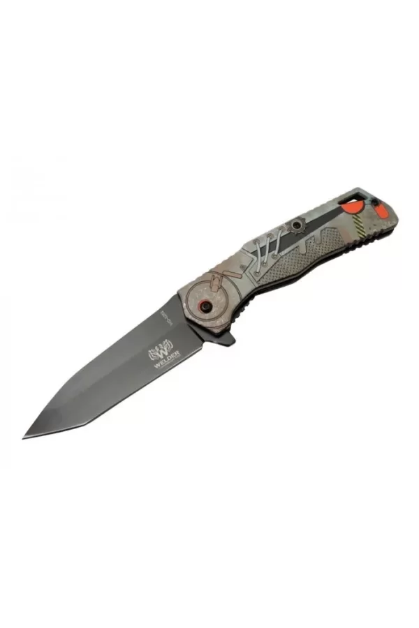Bağcıklı Çakı 21,5 Cm Yarı Otomatik , Kemerlikli