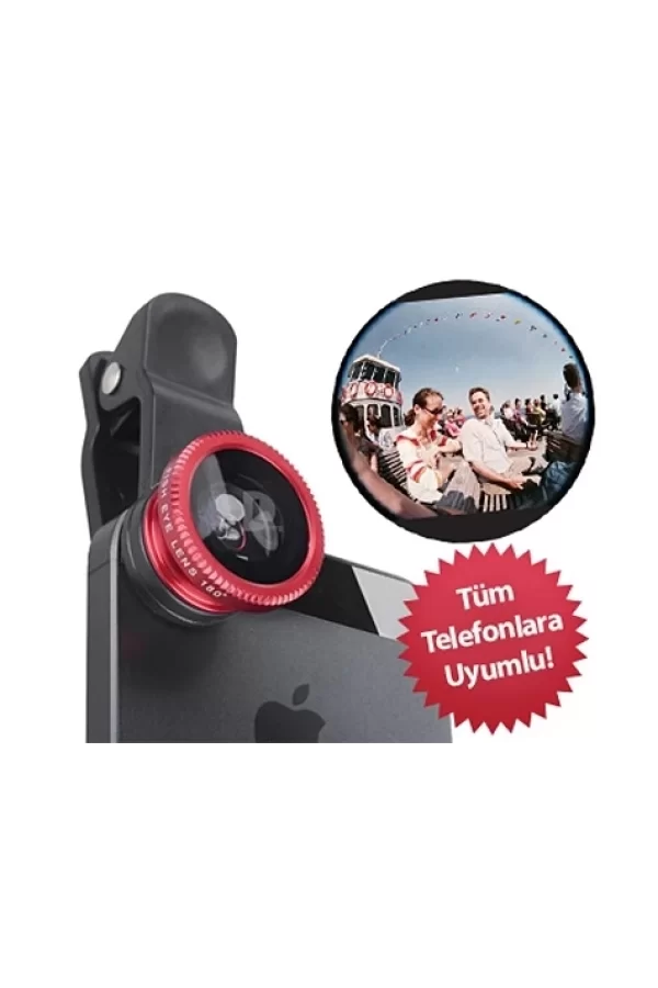 Balık Gözü Cep Telefonu Lensi (tüm Modellere Uyumlu)